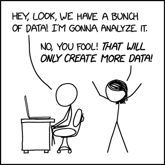A stylized data trap illustration